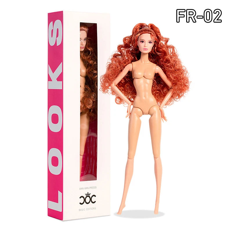 Xianxian 32cm Supermodel Doll Cute Trendy Figure DIY Toy Gold Edition Original Popular European American Style Fashion Collector
