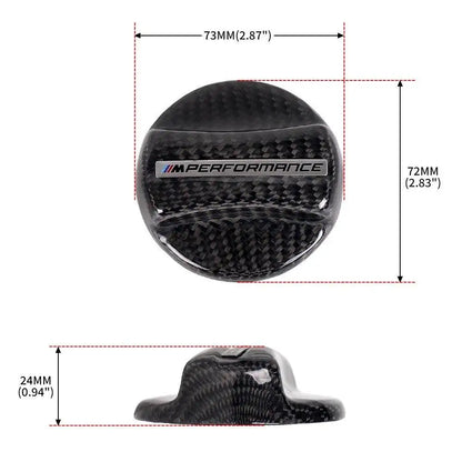 Carbon Fiber Tank Cover Fuel Tank Air Cap Trim For BMW G80 G06 G07 G42 G14 G15 G16 F82 F20 F21 F83 M2 M3 M4 M5 M8 F95 F96 E90