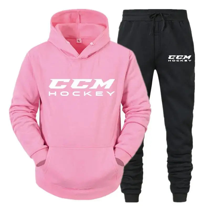 Autumn and winter men's sportswear set  high-quality casual sportswear  hooded sweatshirt