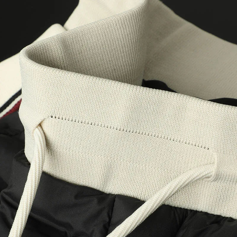 Light luxury straight down pants, thickened and warm in winter, outdoor light and soft white duck down trousers to protect again