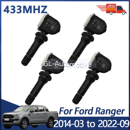 1/4PCS Tire Pressure Sensor For Ford Ranger 2014-2022 TPMS Sensor F2GT-1A180-CB F2GT1A150CB 433MHZ