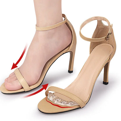 2pcs Non-slip Insoles Stickers for Women High Heels Flip Flop Sandals Silicone Inserts Self-adhesive Foot Patch Gel Forefoot Pad