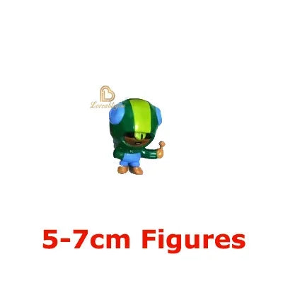 24pcs Anime Mini Figures Accessories Charms Poco Spike Nita Cute Cartoon Heroes Model Toys Game Collectibles for Children Gift