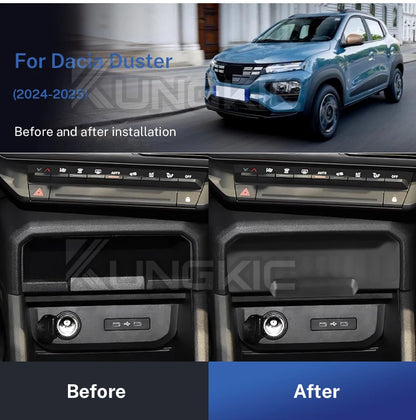 Car Central Storage Box For Dacia Duster 3 2024 2025 2026 Central Control Container Auto Dacia Duster 3 2025 Accessories