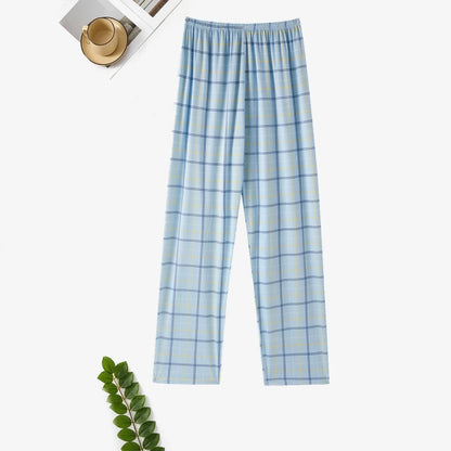 Spring, Autumn and Winter Men's Single-Piece Pajama Pants, Thickeneded Pants, Plus Fat, Large Size, Casual, Can Be Worn Outside, Fashionable Home Pants