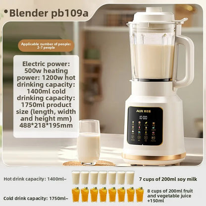 Innovative Soy Milk Maker with Advanced Juice Extraction Function and Automatic Reservation 1.75L PB109A 220V
