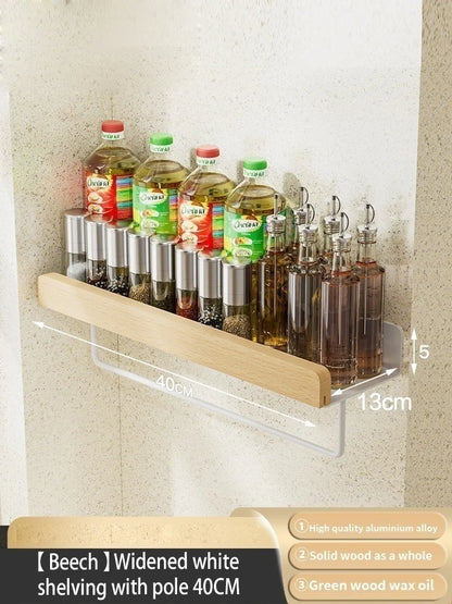 Wall-Mounted Kitchen Spice Storage Rack Multi-Functional Countertop Seasoning Storage Rack Household Multi-Layer Corner Rack