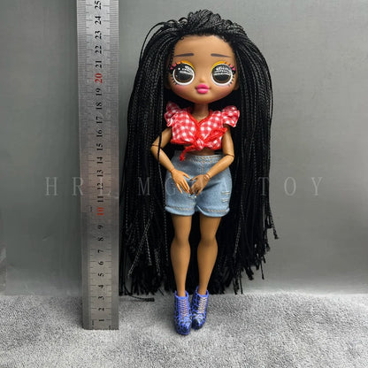 Original 24cm OMG Big Sister Fashion Dress up Girl Doll Set Including Clothes and Shoes Holiday Gift Toys