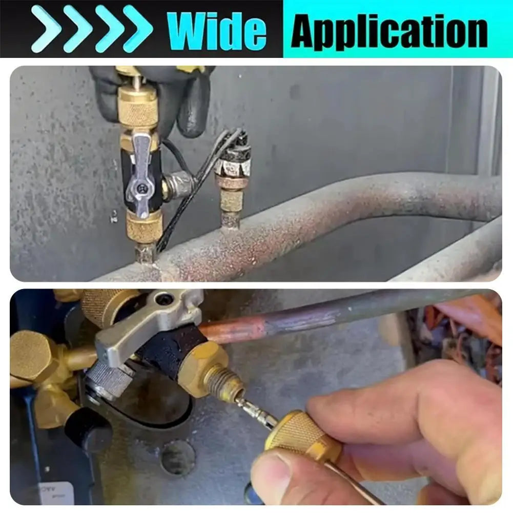 Vacuum Valve Core Disassembly Tool Set 20 Micron Vacuum Rated Precision Valve Maintenance Tool 2025 NEW