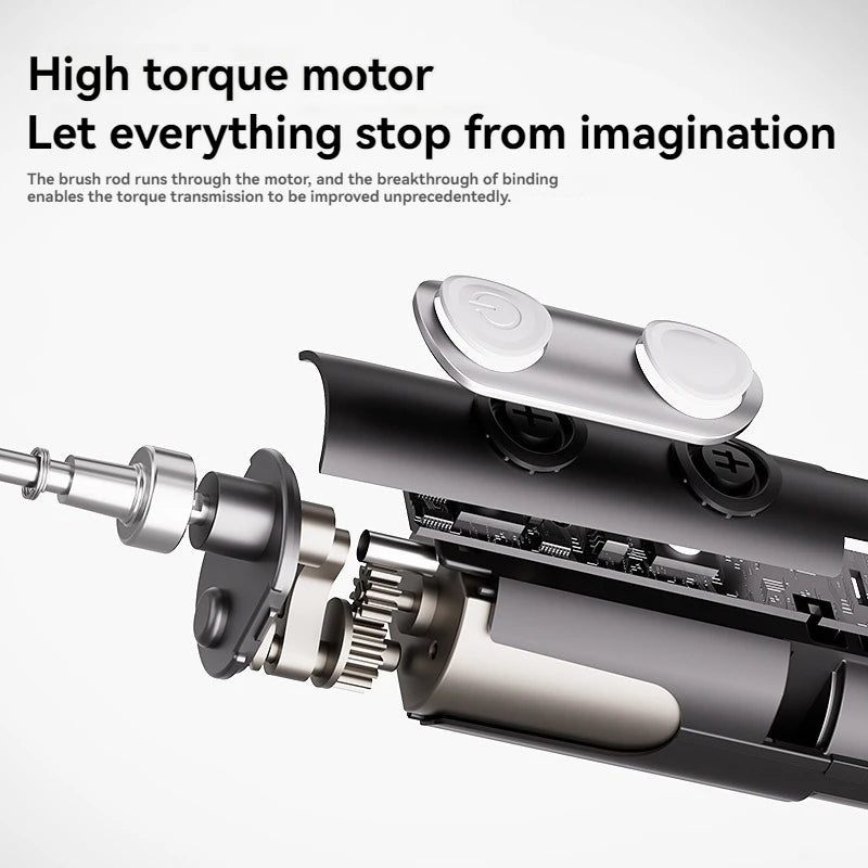 Rotating electric toothbrush induction charging, waterproof, high-performance motor,3 modes 70 day battery life, 10 brush heads
