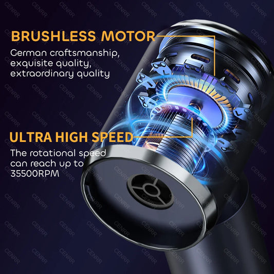 CENRR Car Vacuum Cleaner Strong Suction Powerful Handheld Wireless Vacuum Cleaner Mini Blower Car Cleaning Kit Home Appliance