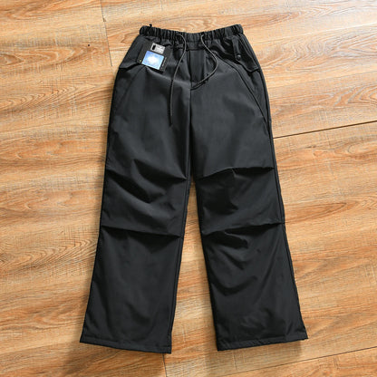 Outdoor Sports down Pants Men's Women's Autumn Winter Windproof Coldproof Duck down Urban Fashion Straight Leg Work Trousers