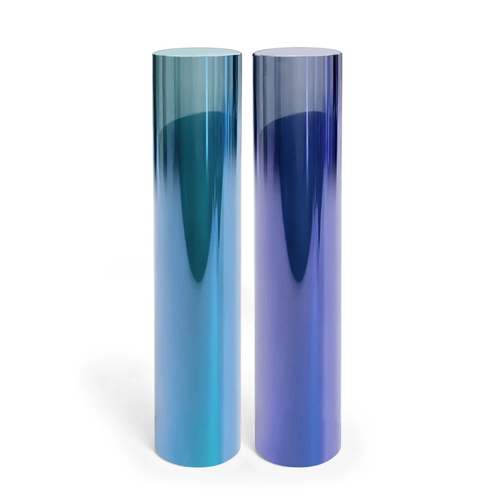 50cm X150/300/600cm Car Side Windshield VLT Purple Glass Tinting Vinyl Solar Chameleon Tint Film Nano Ceramic Proof Accessories