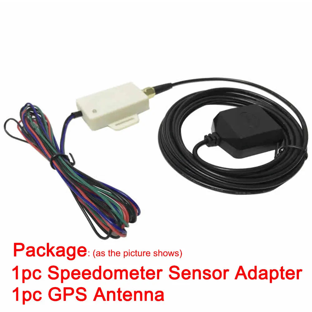 Mini Universal Speedometer Sensor Adapter 3 Meter Kit GPS Speed Sender Odometer Compensation For Speedometer Gauge Signal