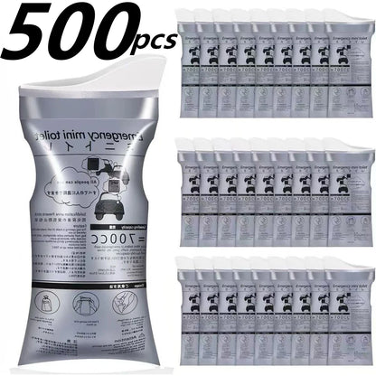 Disposable Urine & Vomit Bags, 700ML Portable Urinal for Women/Men, Emergency Travel, Camping, Traffic Jam, Pregnant, Patient