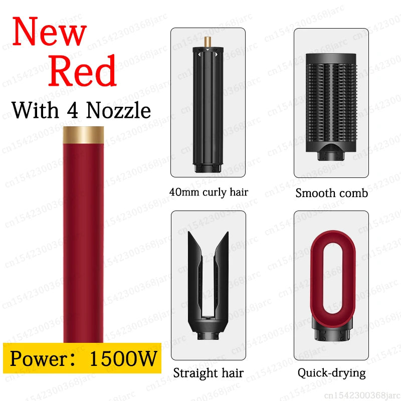 SenCiciMen X19 Hair Styler Curling Iron Hot Air Brush Curling Barrel Hair Dryer Salon Professional Curly Straight Hair Styler
