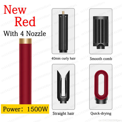SenCiciMen X19 Hair Styler Curling Iron Hot Air Brush Curling Barrel Hair Dryer Salon Professional Curly Straight Hair Styler