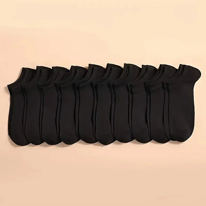 Unisex Casual Boat Socks | Thin, Breathable & Comfy | Anti-Odor, Sweat-Absorbing | Low Cut Ankle Socks for Men & Women
