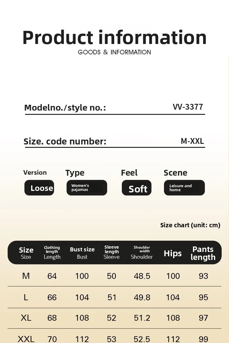 Thickened Air Cotton Sleepwear Set for Women Lazy Bear Cartoon Design Long Sleeve Long Pants Home Clothes Autumn Winter