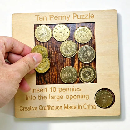 Penny Baffling Puzzle Difficult Brain Teasers for Adults & Kids Educational Toys IQ Logic Challenge Juegos De Inteligencia