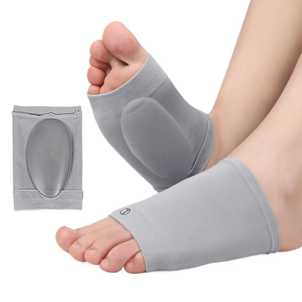 2pcs =1pair of Arch Support Sleeves Metatarsal Compression Brace for Flat Foot Support & Plantar Fasciitis Relief Peds & Liners