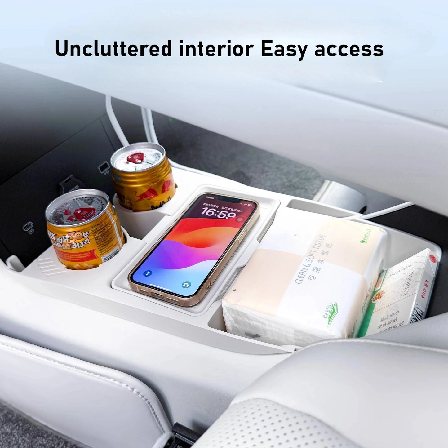 For Geely EX5 Central Control Storage Box Armrest Box Lower Storage Box Interior Modification Accessories