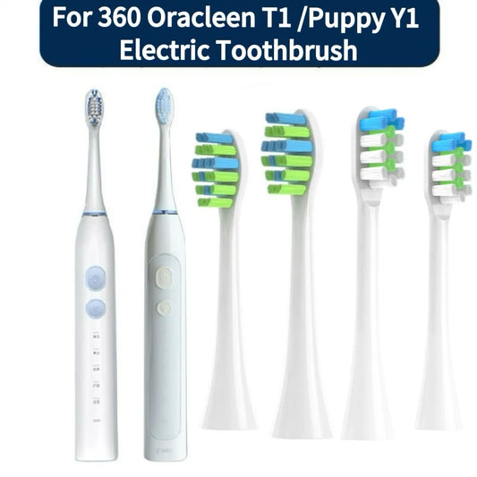 For 360 T1 360 Oracleen T1 Puppy Y1 Electric Toothbrush Replacement Toothbrush Heads ,4-16pcs