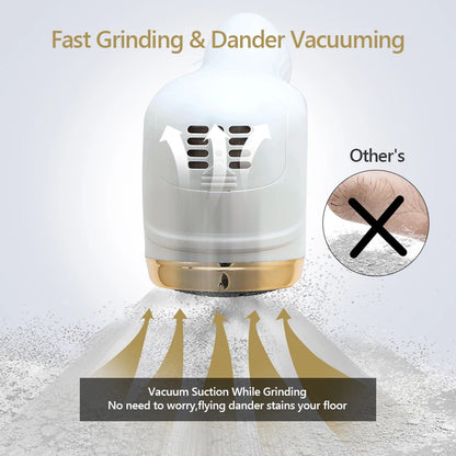 Professional Electric Vacuum Foot Grinder Rechargeable Foot File Exfoliator Callus Remover Pedicure Tools