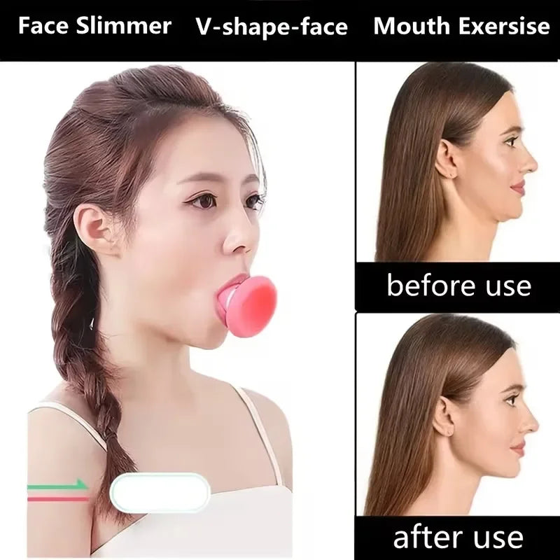 Face Exerciser Jawline Shaper Skin Tightening Double Chin Removal Nasolabial Folds Removal Face Slimming Tool for Women and Men