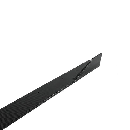 For Lexus Is300 Is350 Is500 2021-2025 A Pair of Car Side Skirt Extension Parts Accessories Matte Black Carbon Fiber Style