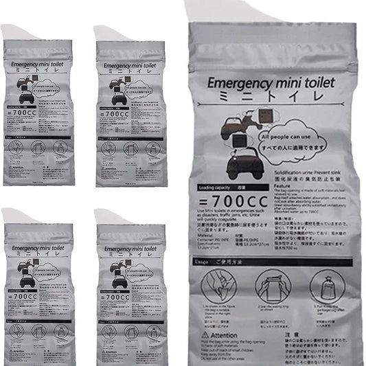 1-20PCS Outdoor Emergency Urine Bags 700ml Disposable Travel Mobile Toilet Portable Urinal Bag for Female Baby Male Vomiting Bag