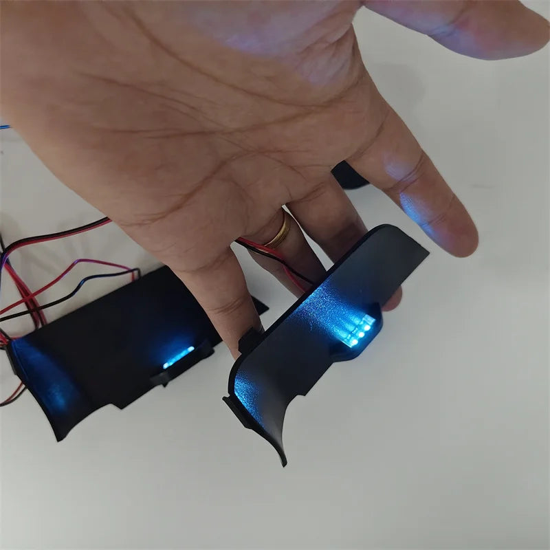 For Toyota RAV4 2019-2024 Inner Door Bowl Ambient Light Atmosphere Lamp Handle Armrest Frame LED Blue Decorate Lamp