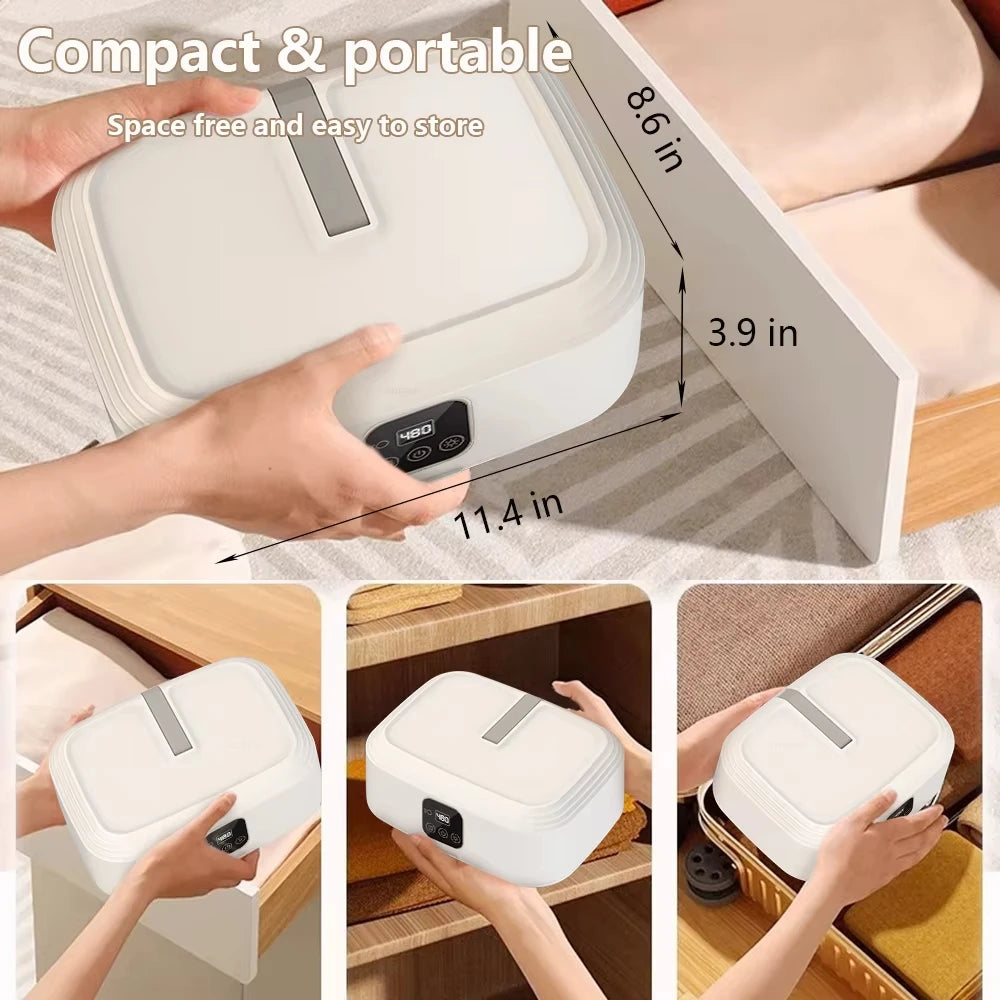 Portable Clothing Dryer Electric Portable Clothes Dryer UV Sterilization Folding Travel Clothing Dryer Foldable Laundry Dryer