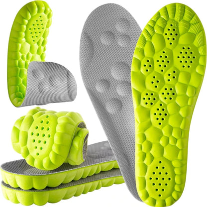 1Pair/3Pair/5Pair/8Pair 4D Cloud Insoles for Men Women Shock Absorption Inserts Soft Memory Foam Insoles for Shoes Boots Sneaker