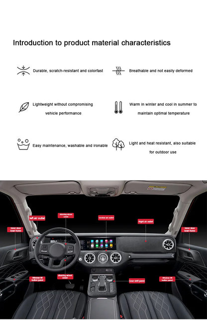 TOP Suede Car Interior Panel Trim Decoration For Great Wall WEY Tank 300 2021 2022 2023 Gear Shift Cover Modification Accessory