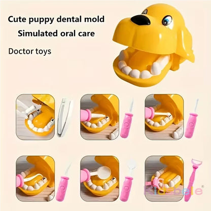 Kids Doctor, Dentist  Nurse Role Play Set  Medical Tools, Baby Doll  Carry Box IncludedPretend Medical Playset with Hospital Bed