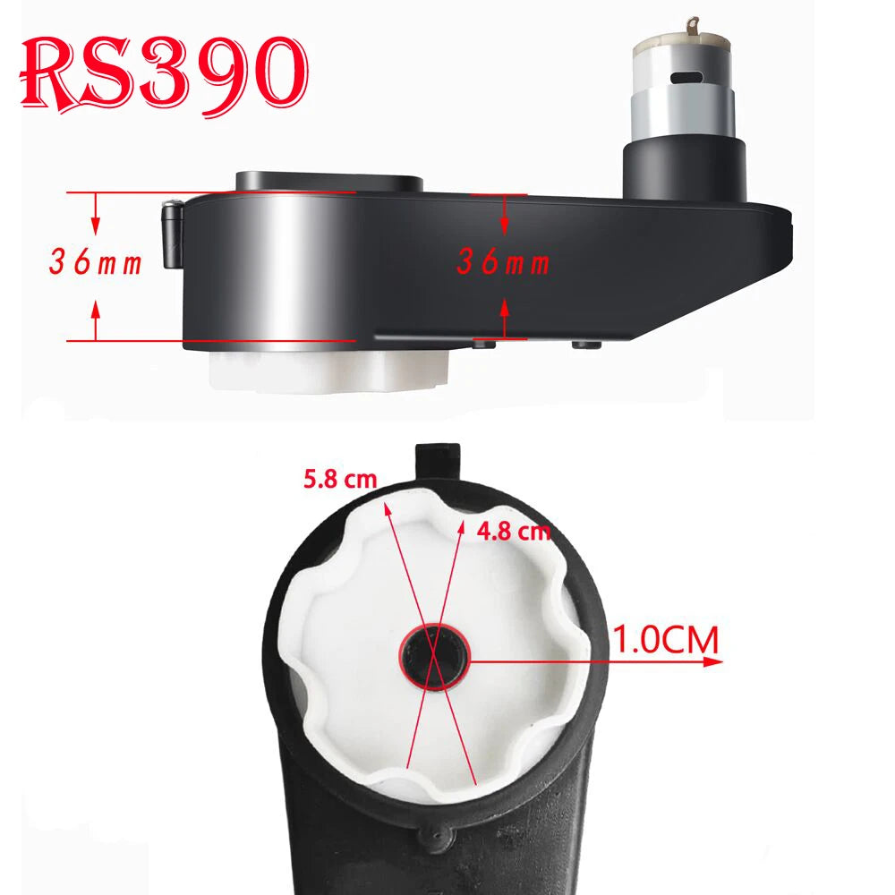 2PCS 6V 12V 24V Children Ride on Car Electric Vehicle Metal Steel Gear High Speed Motor Gearbox Engine Reducer Connector Coupler