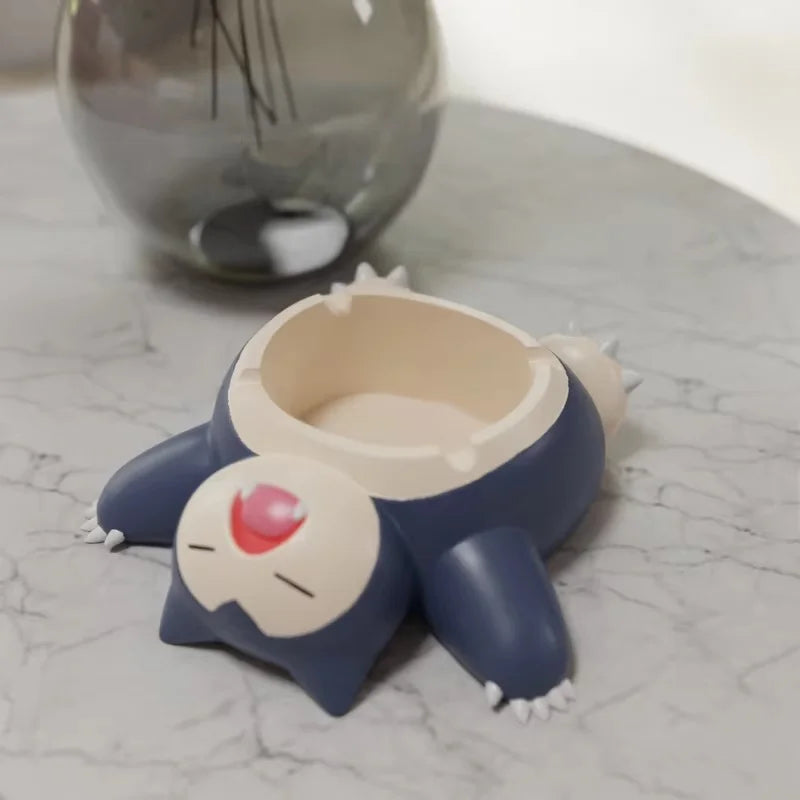 Snorlax Ashtray Desktop Ornament Personalized Anime Pokemon Trendy Toys Living Room E-Sports Room Office Decorations Gift