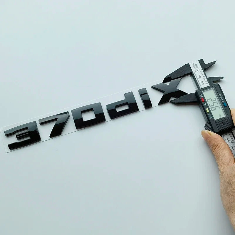 2.6cm M Series Bond Letters ABS Emblem for X1 X2 X3 X4 X5 X6 X7 135i 140i 235i 240i 550i 540i 535d Car Trunk Badge Logo Sticker