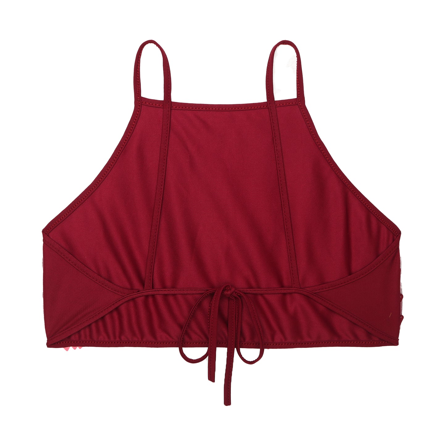 Shiny Sequin Tassel Bra Top Sexy Mini Lace-up Tank Top Camisole for Women Dancing Nightclub Crop Top Vests Bralettle Clubwear
