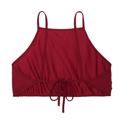 Shiny Sequin Tassel Bra Top Sexy Mini Lace-up Tank Top Camisole for Women Dancing Nightclub Crop Top Vests Bralettle Clubwear
