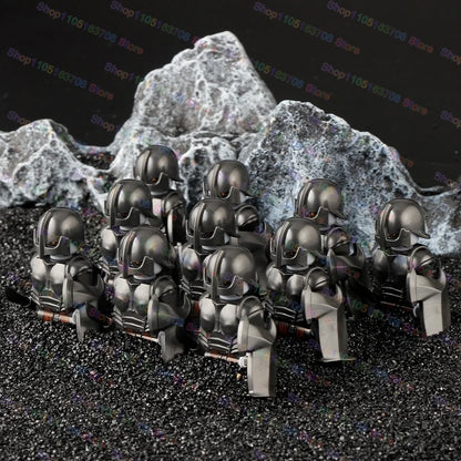 Medieval Knights Building Blocks Warrior Soldiers Crusaders Hospital Teutonic Knight Legion Figures Block Toys Accessories
