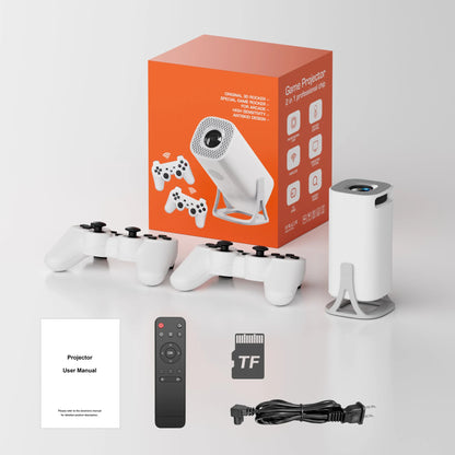 S40MAX Android 11 Gaming Projector 64GB TF Card Wireless Gaming Controller Dual WIFI 1280*720P Home Theater Portable Projector