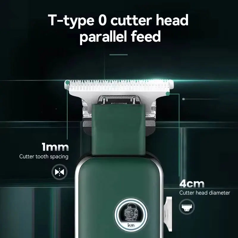New Design Rechargeable Hair Clippers Kemei KM-5098 USB Mini Professional Beard Trimmer And Hair Clipper For Men