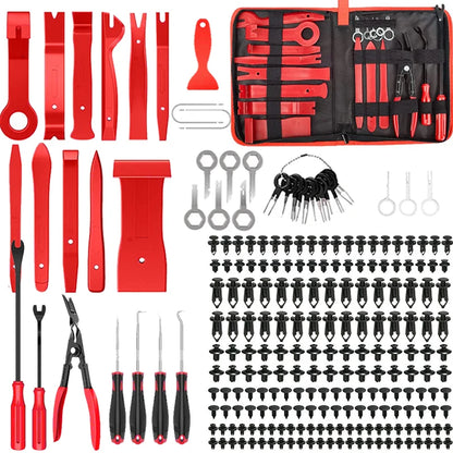 Hand-held Disassembly Tools Car Trim Removal Tool Panel Door Audio Trim Removal Kit Auto Clip Pliers Fastener Remover Set