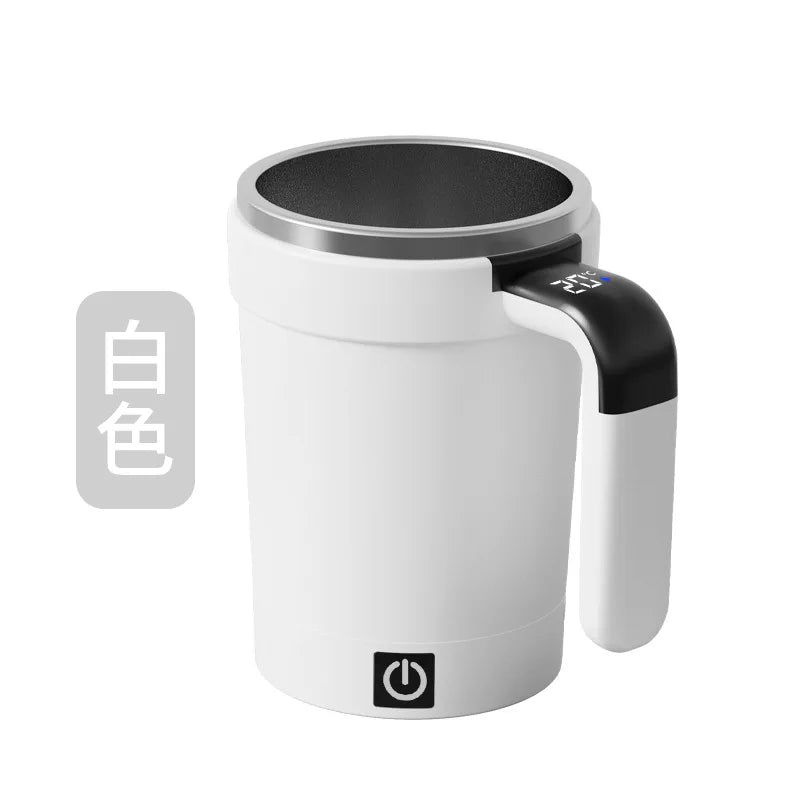 New smart temperature measuring magnetic automatic stirringcup electric portable coffee cup milkshake cup fitness thermos kettle