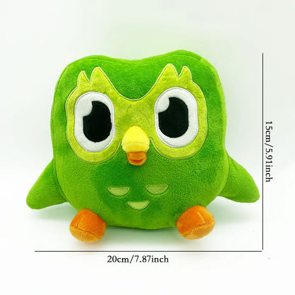 TreasuringU 2026 New Green Owl Plush Toy Kawaii Cute Bear Stuffed Dolls Cool Purple Girls Plushie Duobuff Children Birthday Gift