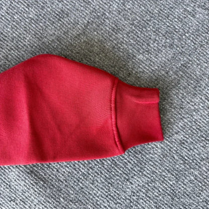 SISTERS AND SEEKERS Women Letters Print Cotton Hoodies Red Long Drop Sleeve Loose Fashion Hooded Sweatshirt 2026 New Autumn