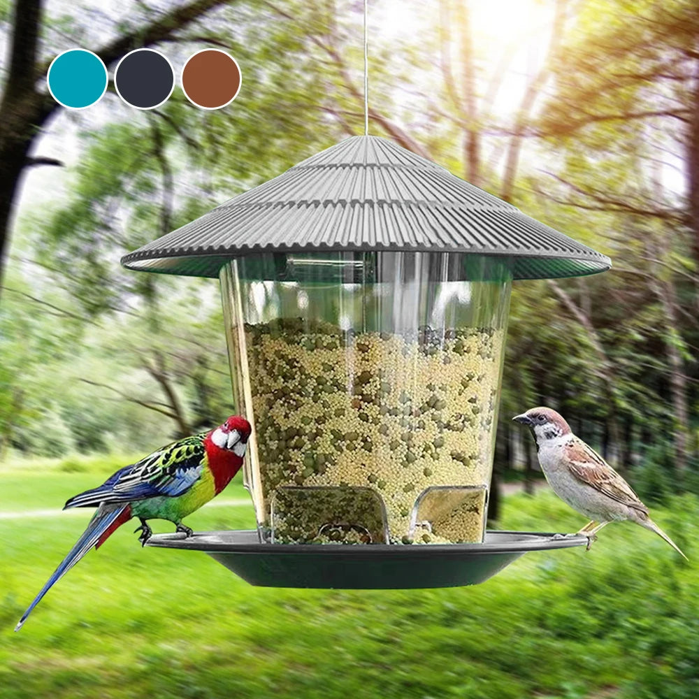 3/2/1PCS Bird Feeder Hanging Easy Clean and Fill Outdoor Large Capacity for Garden  Outside Decoration Outdoors Squirrel Proof