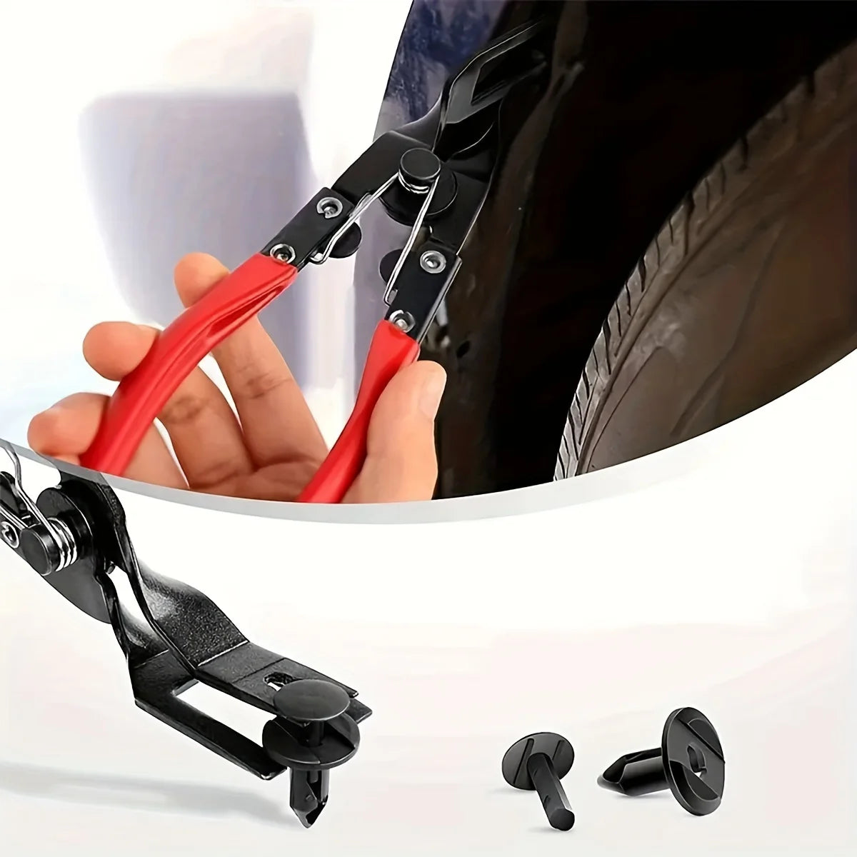 Fastener Remover Car Trim Rivet Removal Pry Tool Repair Kit for Automotive Door Panel,Upholstery,Dashboard,Plastic Fasteners